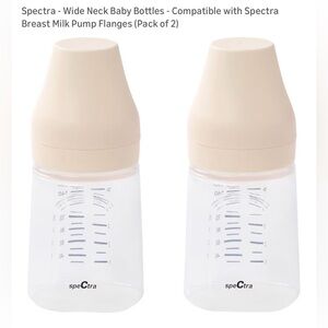 Spectra Baby Bottles with Cream Lids